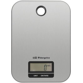 Orbegozo PC 1019 Báscula de cocina electrónica hasta 5 kg plata